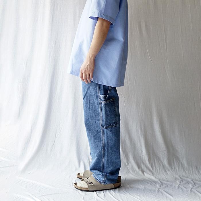 NEO BLUE ネオブルー CARPENTER BAGGY JEANS -MEDIUM カーペンター