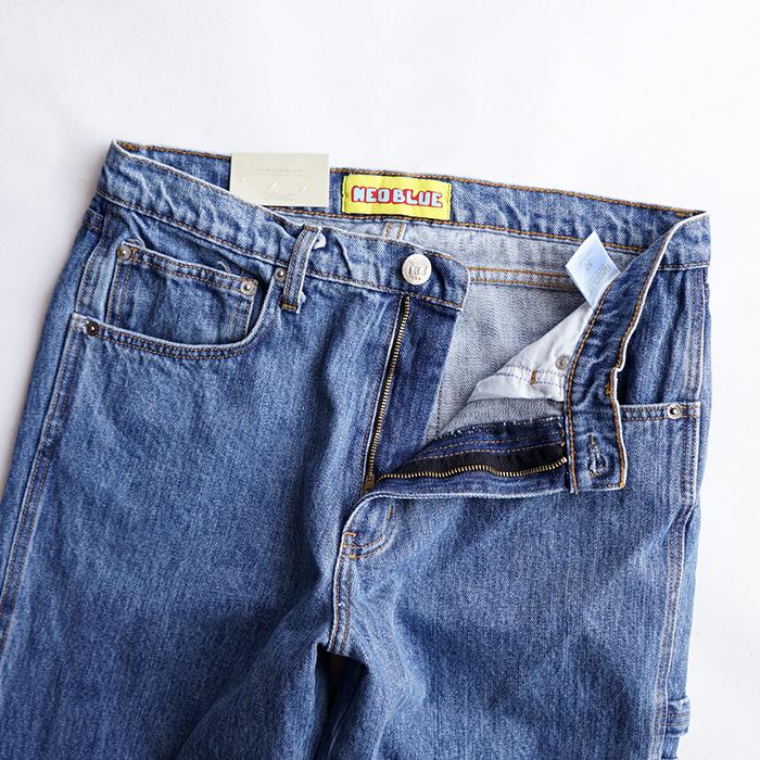 NEO BLUE ネオブルー CARPENTER BAGGY JEANS -MEDIUM カーペンター
