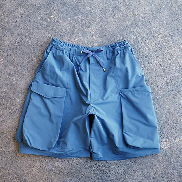新品 NULL TOKYO 10ポケットカーゴショートパンツ S BLUE 30%OFFセール カーゴパンツ メンズ ズボン NULL TOKYO ヌルトウキョウ