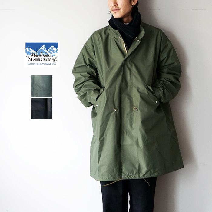 Powderhorn ?Mountaineering パウンダーホーンマウンテニアリング　P.H.M. MODS COAT モッズコート 全2色  M/L オリーブ ブラック : phm-ph22fw-005 : CONNECT S - 通販 - Yahoo!ショッピング