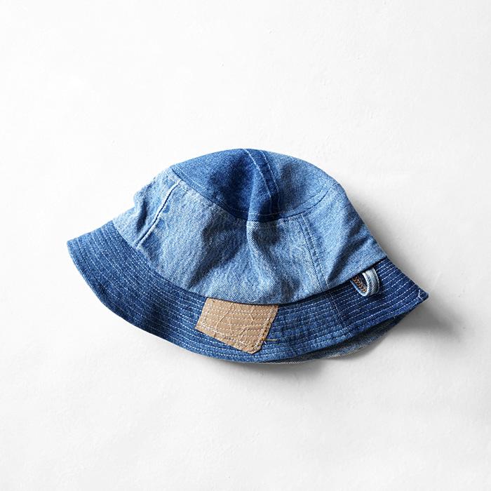 30%OFFセール redad レダッド patchwork bucket hat - denim パッチ