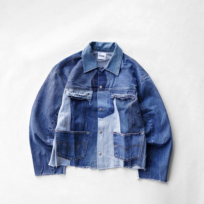 30%OFFセール redad レダッド denim snap jacket デニムスナップ