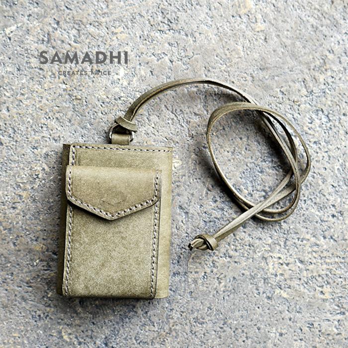 60%OFFセール SAMADHI サマディ NECK STRAP WALLET -GRAY ネック