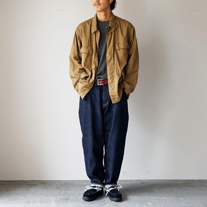 メンズ 大きいサイズ ゆったり"Sanca サンカ 15.5OZ DENIM 5P BALLOON FIT デニム テパード 全1色"デニム ワイドシルエット｜keeshop｜02