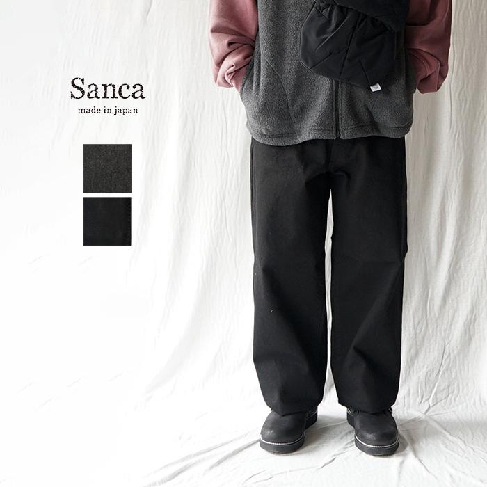 Sanca（サンカ） BLACK DENIM 5P WIDE FIT ブラックデニム5Pワイド