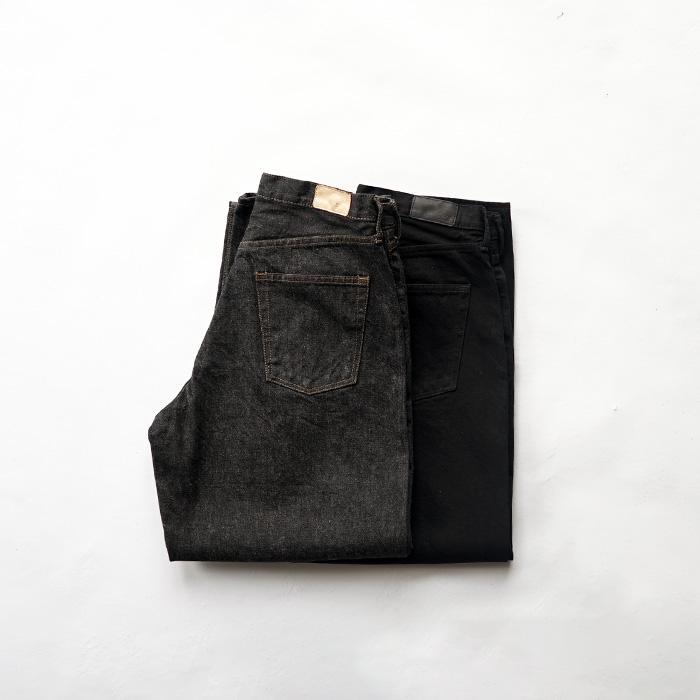 Sanca（サンカ） BLACK DENIM 5P WIDE FIT ブラックデニム5Pワイド