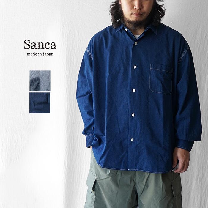 Sanca（ファッション） Sanca サンカ CHAMBRAY MINI REGULAR OVER FIT