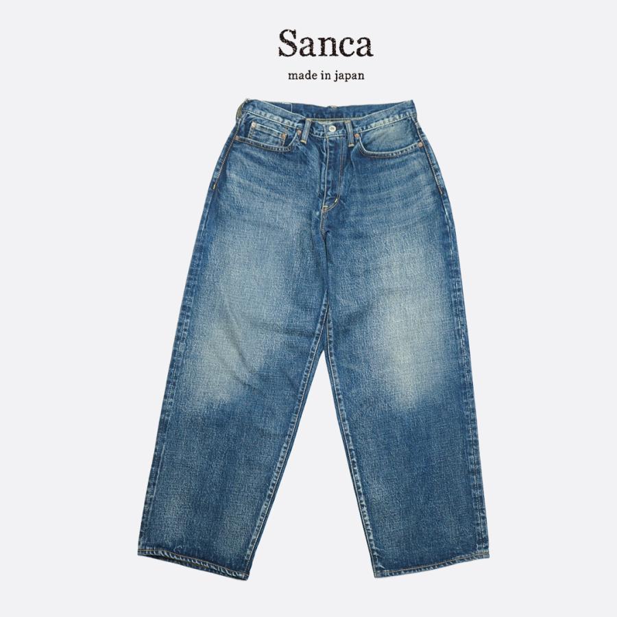 Sanca（サンカ） ジーンズ 15.5OZ DENIM 5P WIDE FIT USED 15.5オンス 