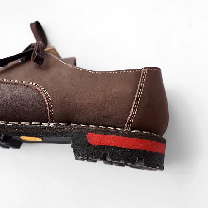 SCHUH BERTL シューベルトル CLASSIC LOW - BROWN クラシックロー マウンテンブーツ ブーツ ローカット レザーシューズ メンズ シンプル 爆買の画像