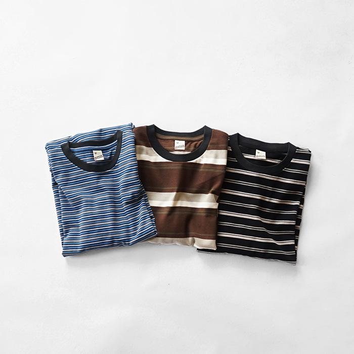 SCREEN STARS（スクリーンスターズ） Multi Border S/S Tee マルチ