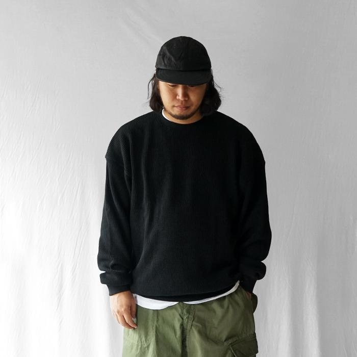 SEABEES シービーズ Heavy weight thermal crewneck L/S