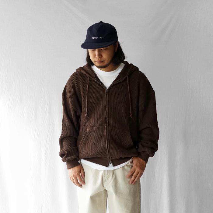 SEABEES シービーズ Heavy weight thermal Full zip hoodie