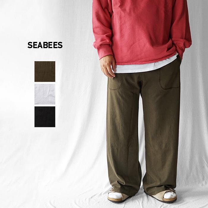 50%OFFセール SEABEES シービーズ Heavy weight wide pants 