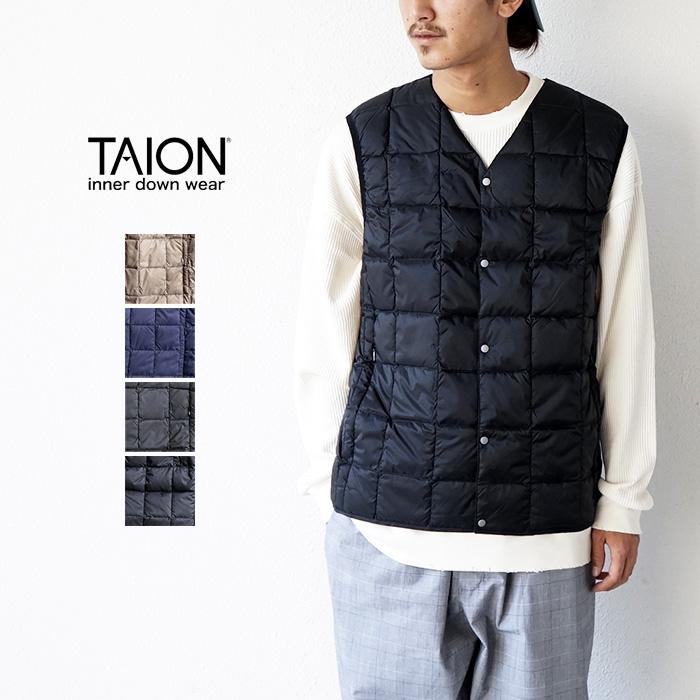 TAION（タイオン） メンズ 長袖 ブランド 大人 ファッション V NECK