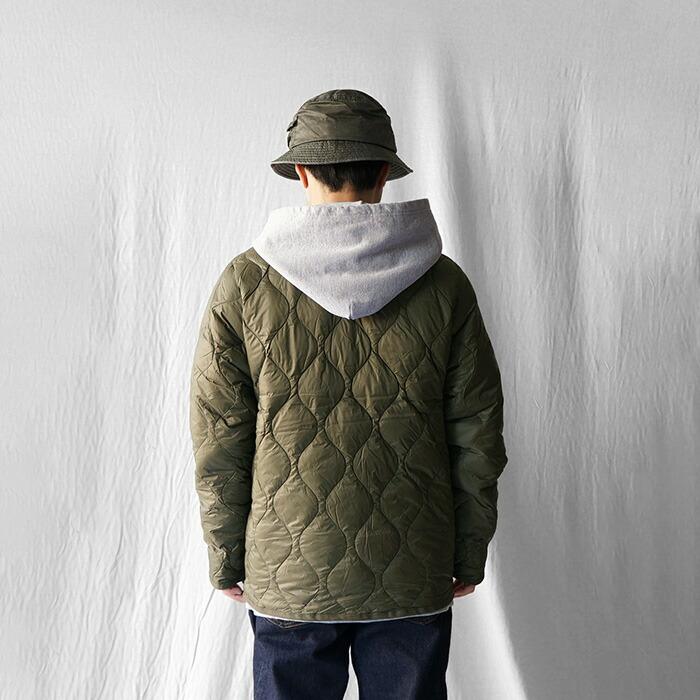 TAION タイオン MILITARY V NECK W-ZIP DOWN JKT -SOFT SHELL