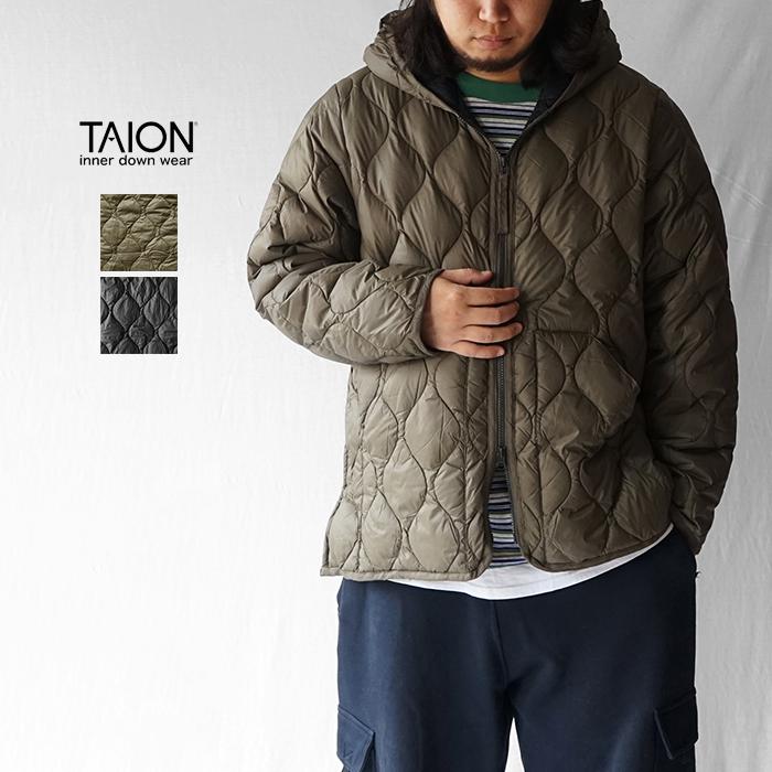 TAION（タイオン） MILITARY W-ZIP DOWN PARKA -SOFT SHELL ミリタリー