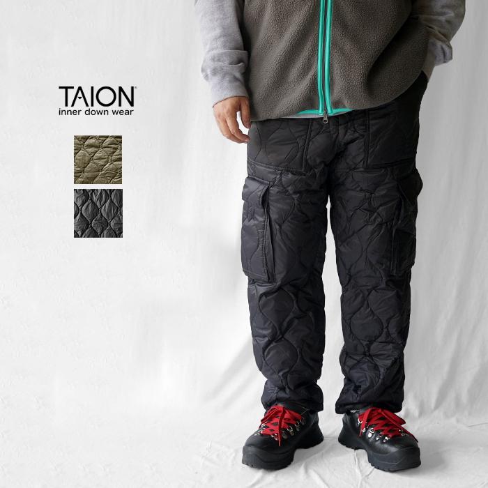 TAION（タイオン） MILITARY CARGO DOWN PANTS -SOFT SHELL ミリタリー