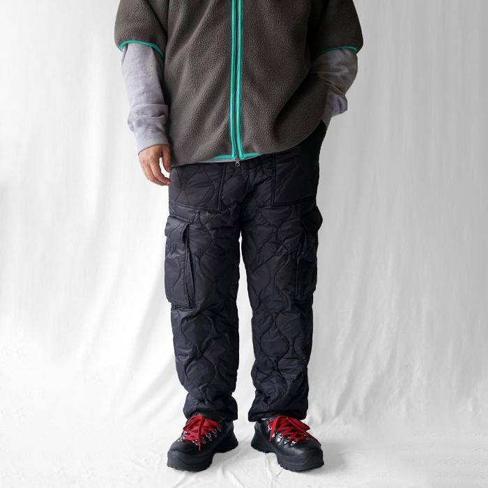 TAION（タイオン） MILITARY CARGO DOWN PANTS -SOFT SHELL ミリタリー