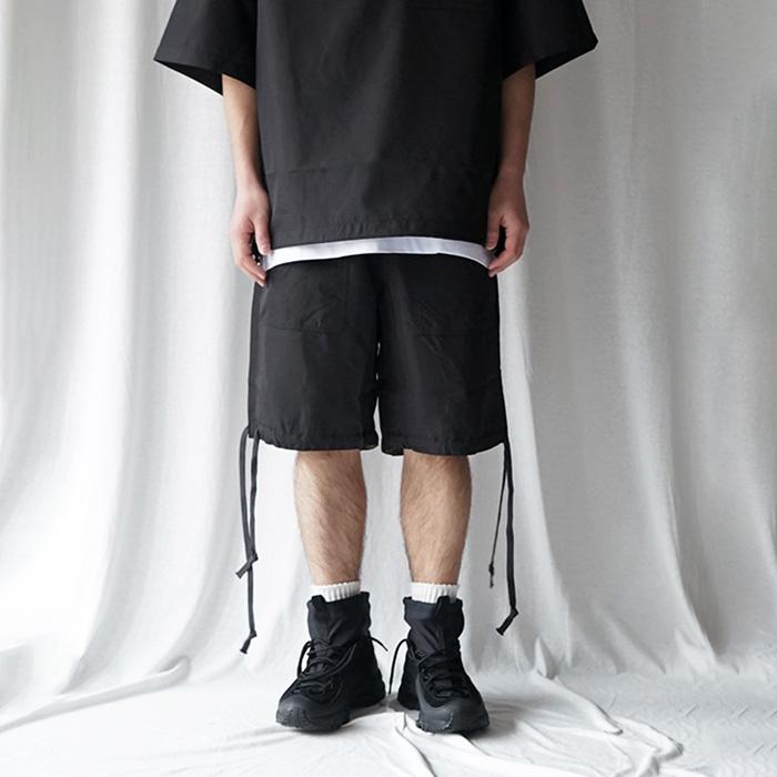 "TAION タイオン　N/D MILITARY REVERSIBLE SHORT PANTS ノンダウンミリタリーリバーシブルショートパンツ ショーツ ショートパンツ ベイカーパンツ カジュアル｜keeshop｜04