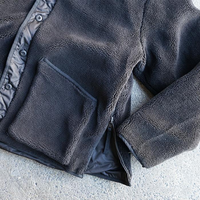 TAION（タイオン） メンズ MILITARY REVERSIBLE CREW NECK DOWN JKT 