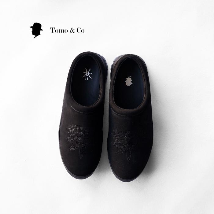 未使用 Tomo＆Co トモアンドシーオー レザー ミュール サンダル 25 Tomo & Co Tomo&Co トモアンドシーオー FAR EASTERN MULE -BLACK