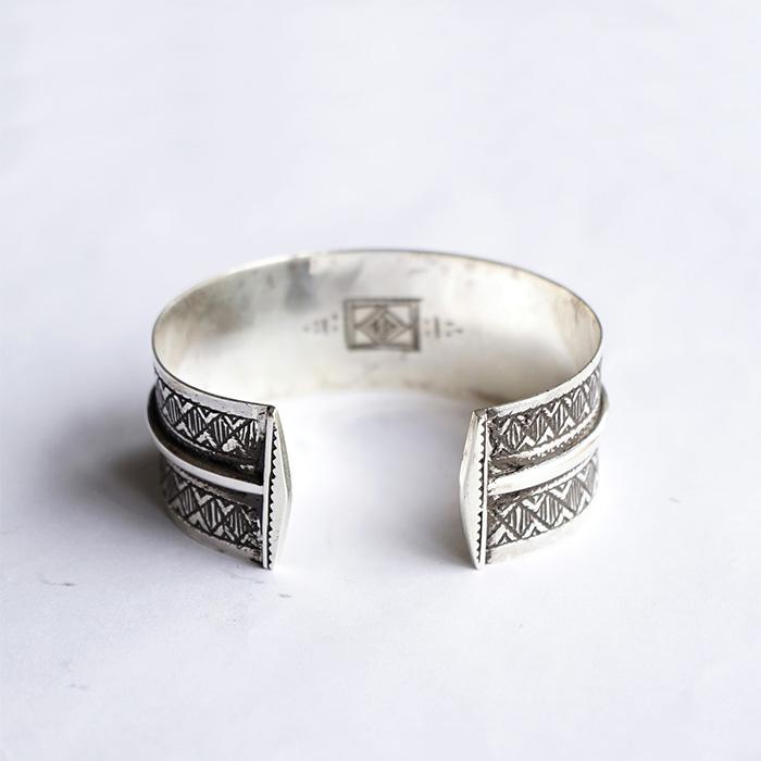 TUAREG JEWELRY トゥアレグジュエリー A7 バングル シルバージュエリー ブレスレット ジュエリー シルバー925 シルバー レディース メンズ シンプル 爆買の画像