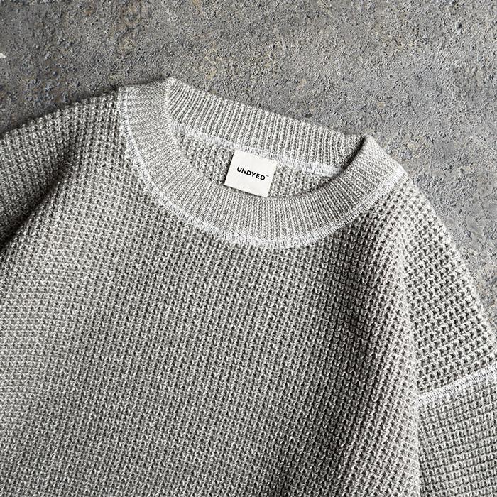 30%OFFセール メンズ UNDYED STANDARD アンダイドスタンダード KNIT 