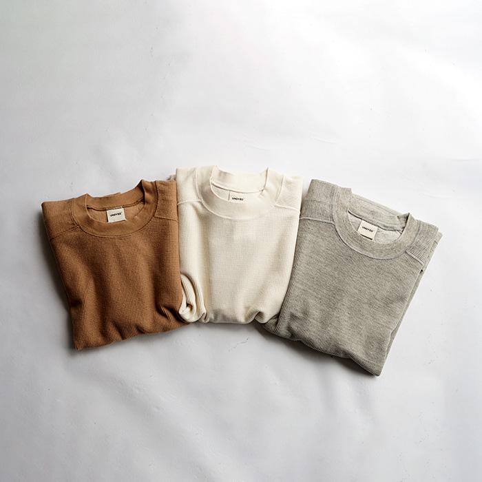 UNDYED STANDARD アンダイドスタンダード WAFFLE L/S SWEAT UNDYED STANDARD アンダイドスタンダード WAFFLE L/S SWEAT