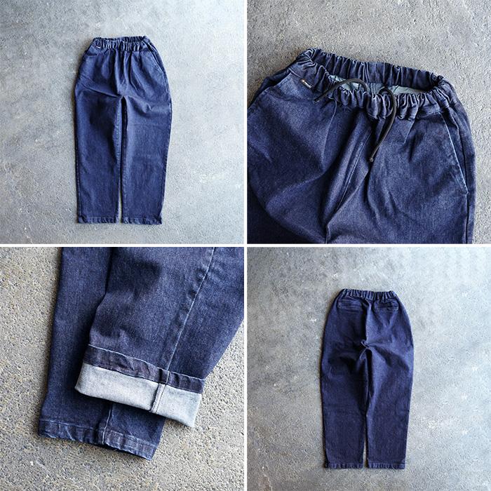 "vecchi giorgio ベッキジョルジオ C.Coulisse Denim Easy -stone bio wash イージーパンツ 全1色" インディゴ カジュアル シンプル｜keeshop｜04