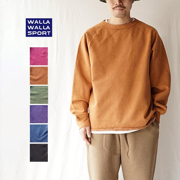 WALLA WALLA SPORT（ワラワラスポーツ） PIGMENT DYE 13oz CREW SWEAT 