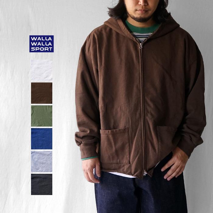 【新品・未使用】ワラワラスポーツ ジップパーカー 13oz 定価2万円 M WALLA WALLA SPORT（ワラワラスポーツ） 13oz FULL ZIP HOODIE 13