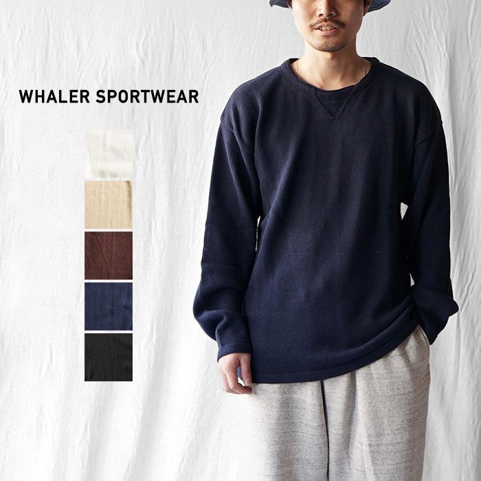 30%OFFセール WHALER SPORTSWEARホエーラー スポーツウェア ROUNDNECK 