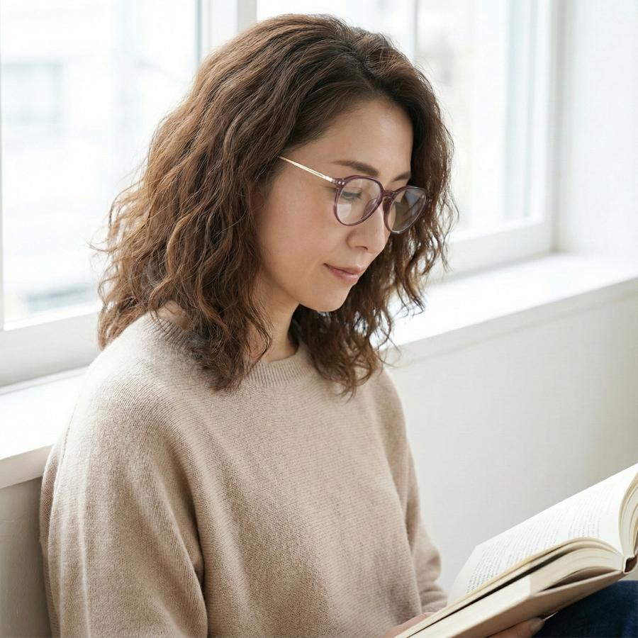 老眼鏡 おしゃれ ケース付 BEGLAD AD1024 3色の落ち着いたカラーとゴールドのテンプルがオシャレ パープル ブラウン ブルー ネイビー シニアグラス プレゼント |  | 13