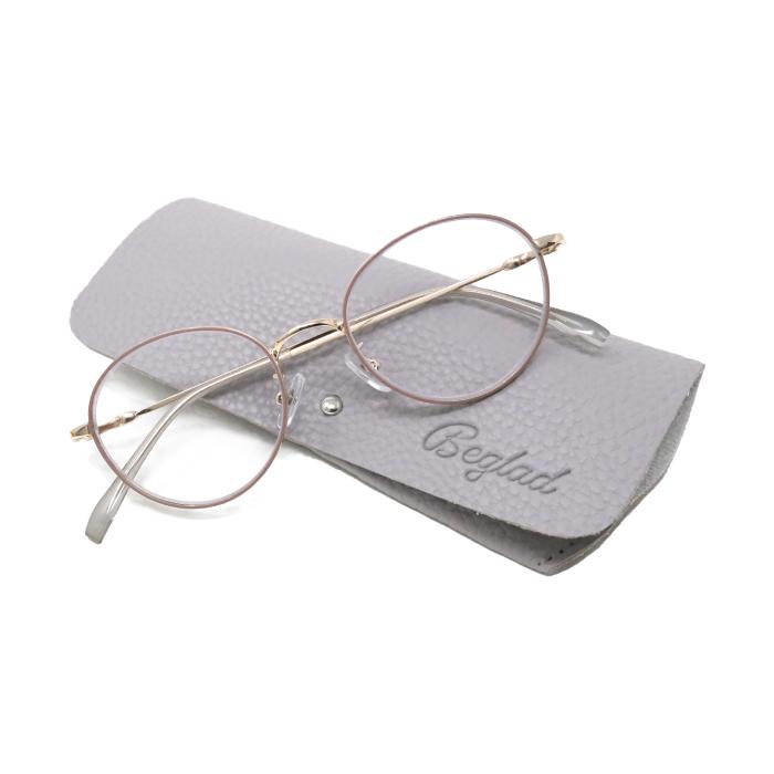 老眼鏡 おしゃれ ケース付 BEGLAD BG4010 ボストン 優しい色合いで誰にでも似合う 鼻あて付きでかけやすい ブルーライトカットレンズ リーディンググラス |  | 04