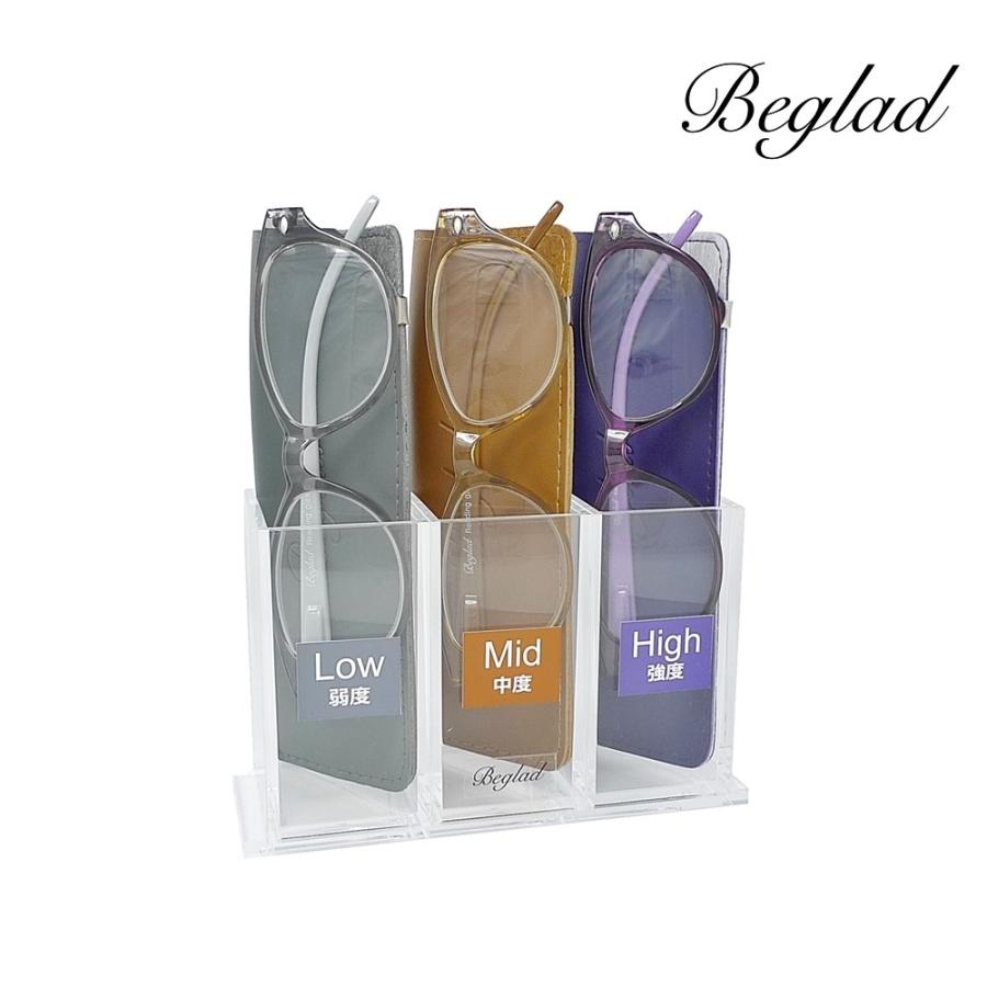 老眼鏡3本セット おしゃれ 店舗用リーディンググラス スタンド付 窓口