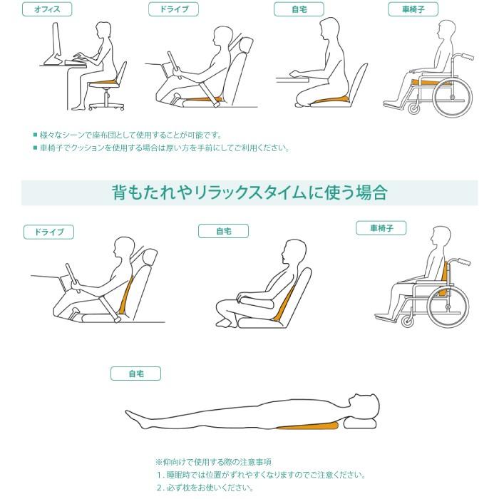 ポイント2倍 NEW ドクターエルクッション 送料無料 ブラック ブラウン カーキ 腰痛対策 | ドクターエル | 12