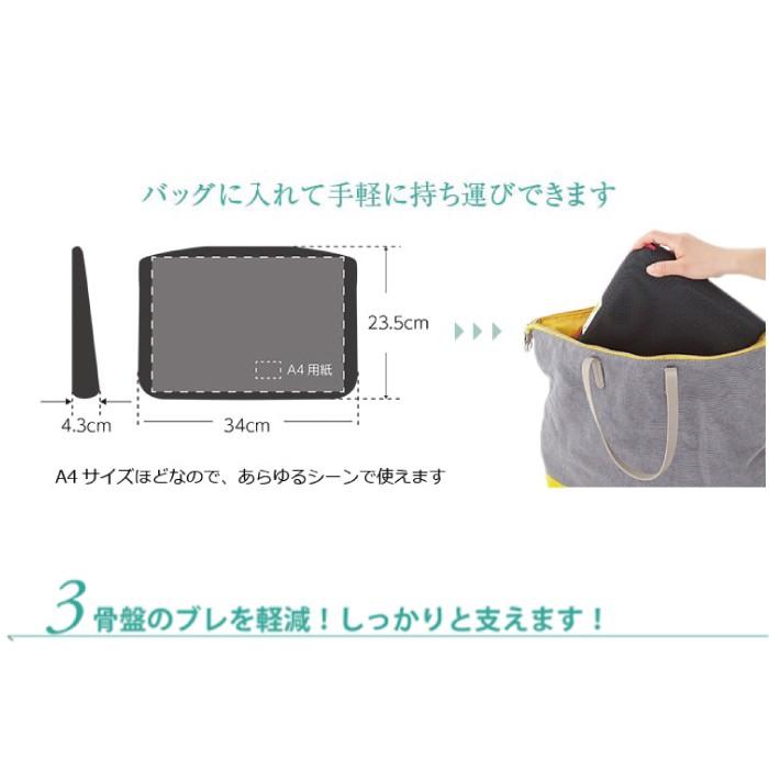 ポイント2倍 腰痛対策 姿勢矯正 クッション ドクターエル マルチレストクッションミニ ブラック・ブルー・ピンク・イエロー 送料無料 | ドクターエル | 05