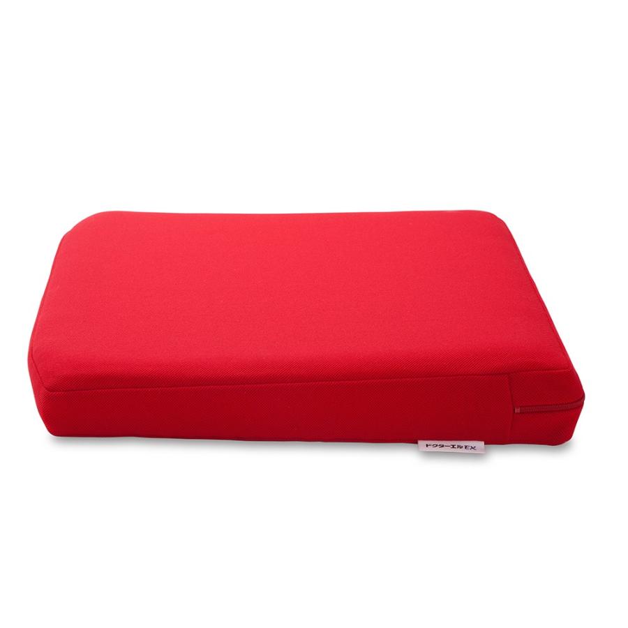 ポイント2倍 ドクターエル EXマルチレストクッション 腰痛対策 姿勢矯正 クッション ブラック・レッド 日本製 送料無料 | ドクターエル | 05