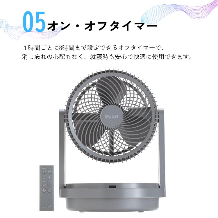 QUADS（クワッズ） サーキュレーター QS506 ツインブレードパワフル3D