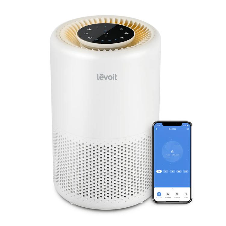 Levoit 空気清浄機 18畳 Core 200S レボイト スマホ対応 除菌 脱臭