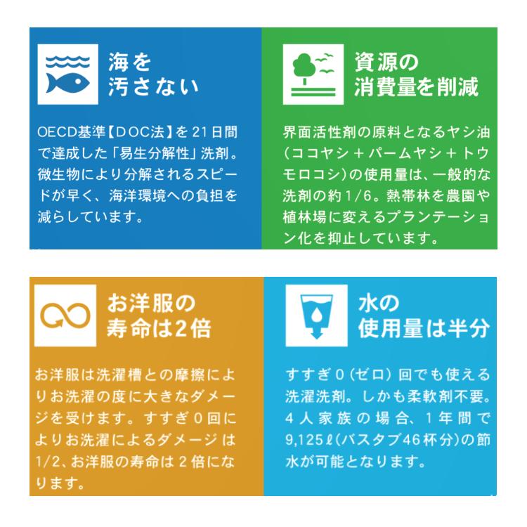 がんこ本舗 海へ ・・・ Fukii 3kg BOX 衣類用洗濯洗剤 詰替え フッキー すすぎ不要 すすぎゼロ 詰めかえ ストック 大容量｜kegomaru｜13