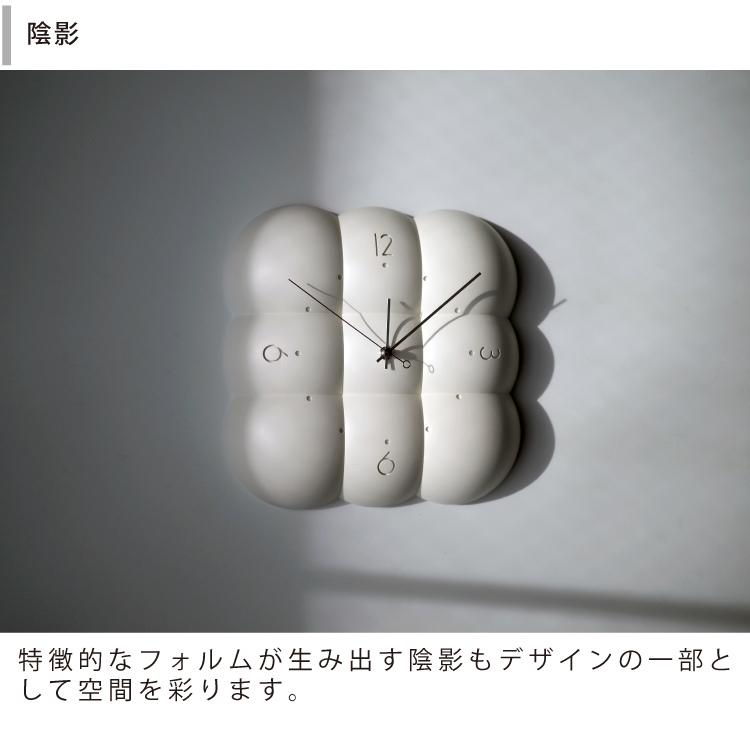 Muffy ムフィ インターフォルム CL-4426 掛け時計 オフホワイト