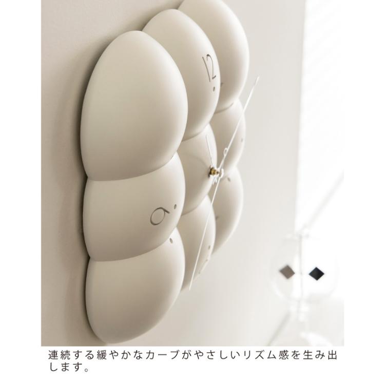 Muffy ムフィ インターフォルム CL-4426 掛け時計 オフホワイト