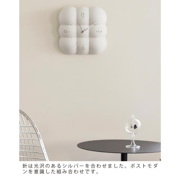 Muffy ムフィ インターフォルム CL-4426 掛け時計 オフホワイト