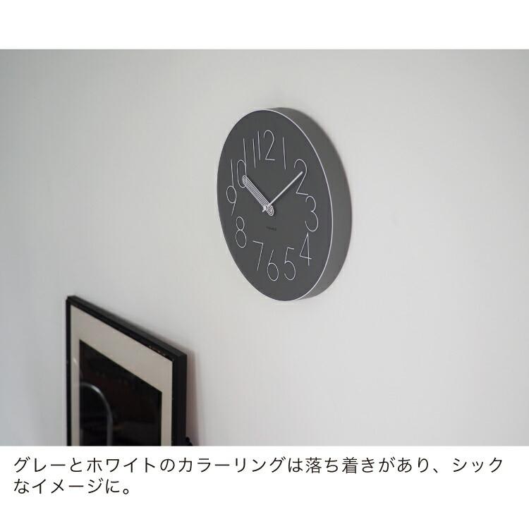 INTERFORM（インターフォルム） 掛け時計 ボールク Boork 壁掛け時計