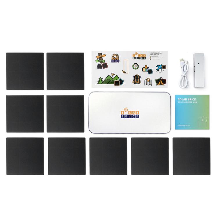 SolarBrick ソーラー充電器 9枚セット ソーラーチャージャー ソーラー