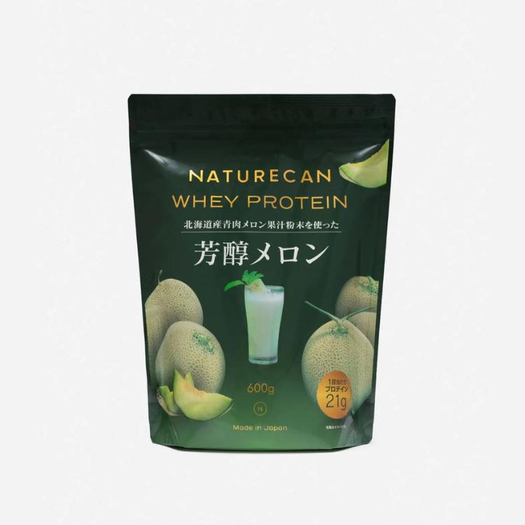 NATURECAN ネイチャーカン ホエイプロテイン WPC 芳醇メロン味 600g 20