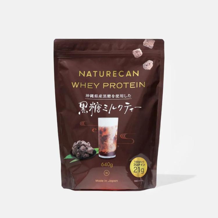 NATURECAN ネイチャーカン ホエイプロテイン WPC 黒糖ミルクティー味