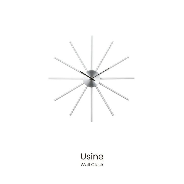 INTERFORM（インターフォルム） 掛け時計 ユジーヌ Usine 壁掛け時計