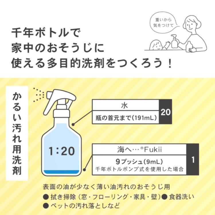 がんこ本舗 海へ Fukii 380g×12個セット 衣類用洗濯洗剤 詰替え フッキー すすぎ不要 すすぎ 詰めかえ 痒み ギフト 贈り物 敏感肌 爆買_7